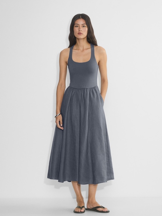 Aritzia Dresses & Skirts - Aritzia Chaperone linen dress